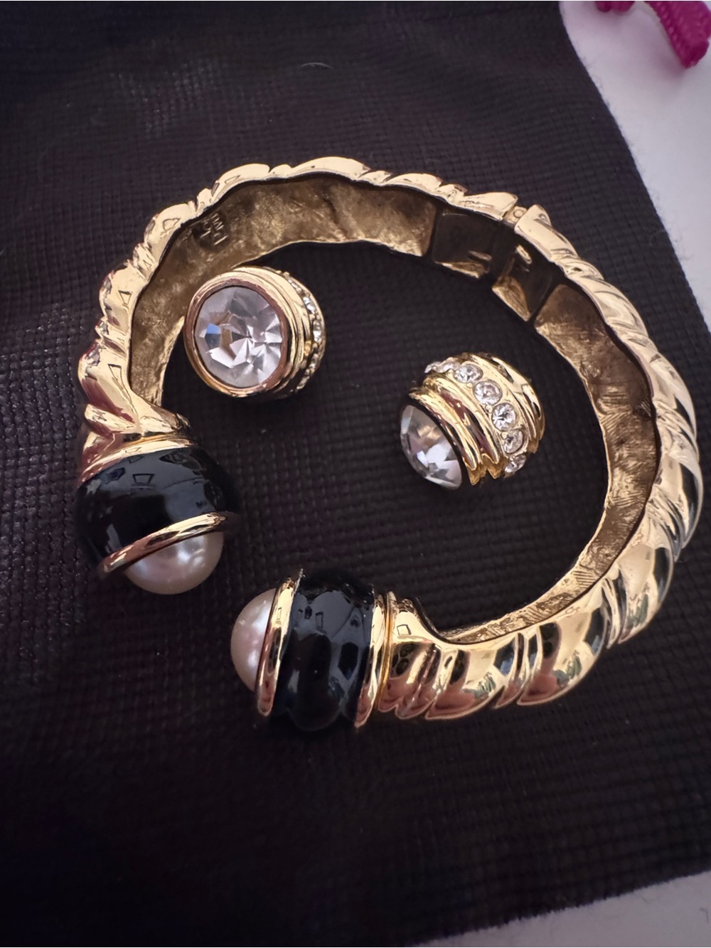 Joan Rivers Interchangeable Hinge Clamper Cuff Bracelet